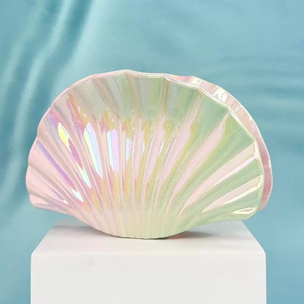 Ocean Shell Large Hair Claw Clips Crab Clamps Women Girls Gradient Colorful Ponytail Hair Barrettes Hairpins Hair Accessories