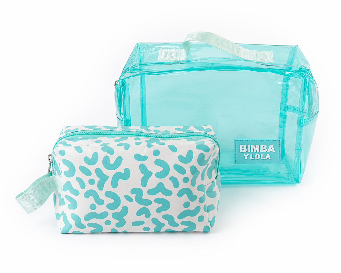 2-Piece Makeup Bag Set – Transparent Travel Cosmetic Organizer