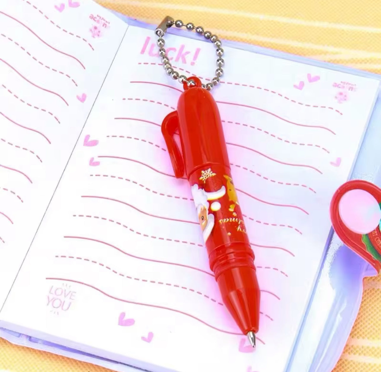 Christmas Notebook with Ballpoint Pen Set Student Gift