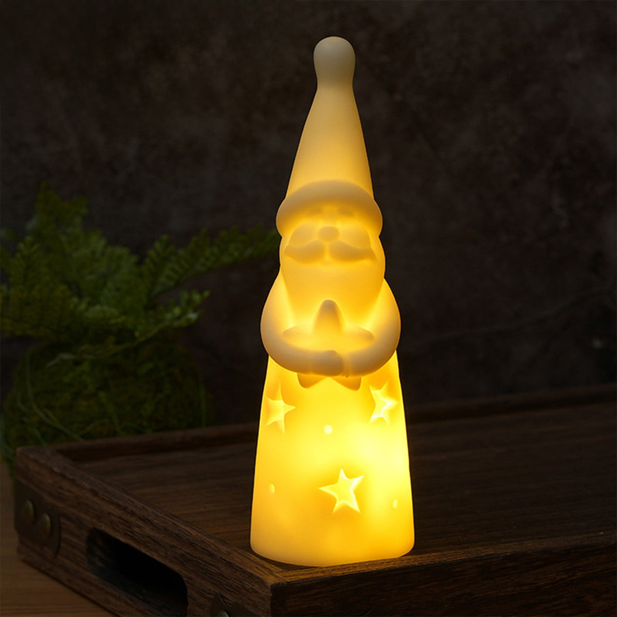 1Pc Modern Led Christmas Light Festive Led Christmas Light Santa Claus Snowman Gnome Night Light Table Decor Flameless for Bedroom