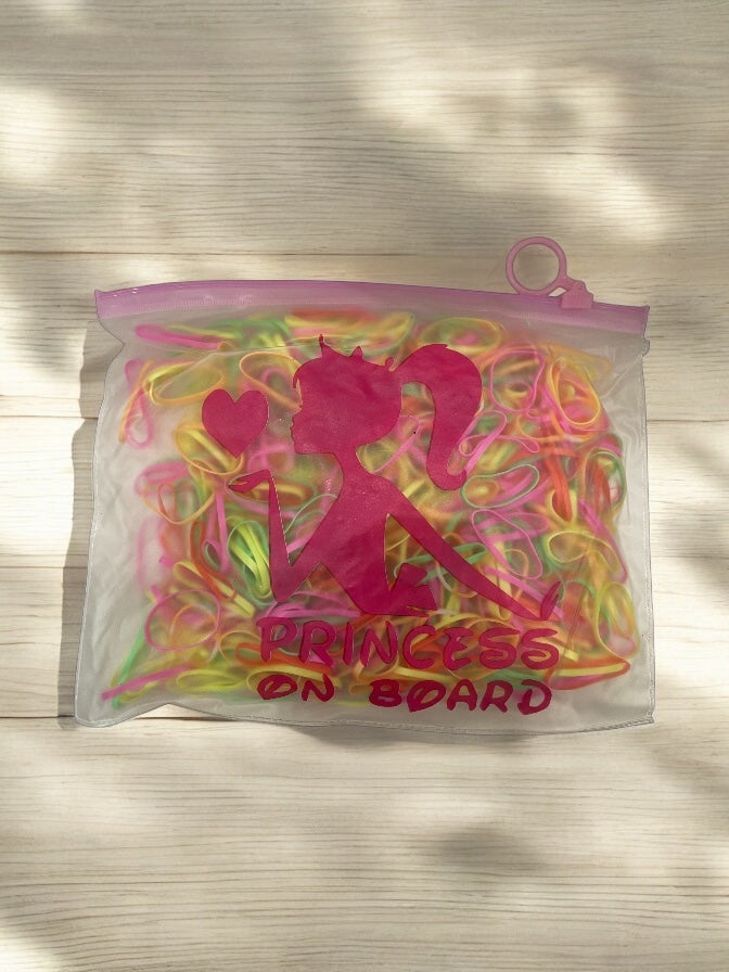 Fashion Hair Bands Colorful Disposable Hair Ties, Pack Girl Colorful Fashion Disposable Rubber Band Elastic Hair Band