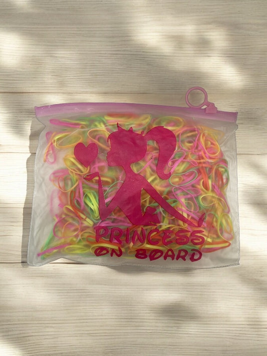 Fashion Hair Bands Colorful Disposable Hair Ties, Pack Girl Colorful Fashion Disposable Rubber Band Elastic Hair Band