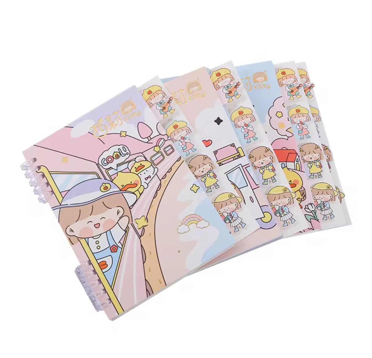 Beifa Brand NJF0009 64 Pages A5 Loose-leaf Book Writing Pads Notebooks for Students