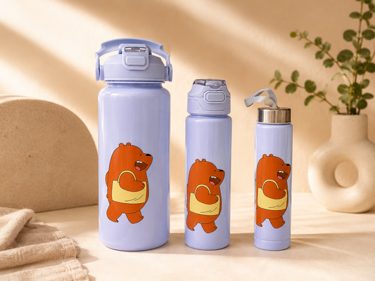 We Bare Bears Water Bottles – Set of 3 Sizes