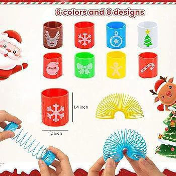 🎄 Christmas Magic Spring Toys (Slinkies) – Packet of 12