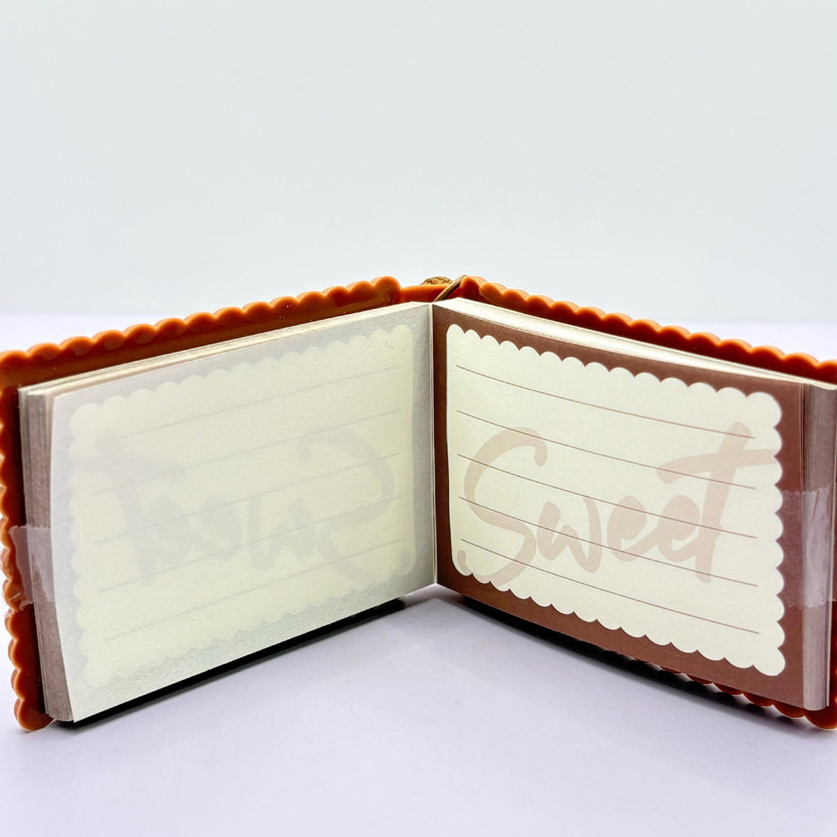 Scented Silicone Biscuit Notebook Keychain