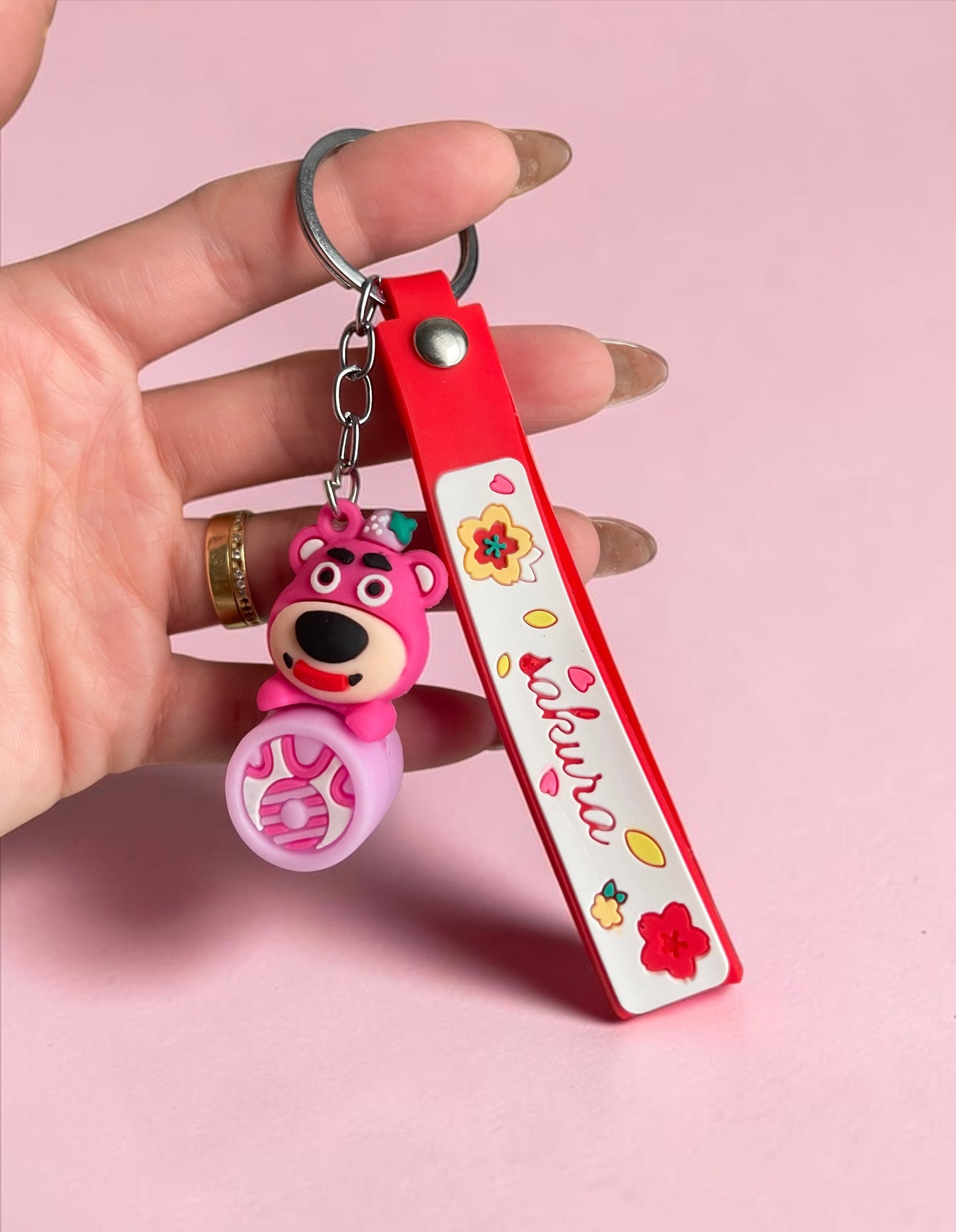 12Pcs Cute Cartoon Keychain Set for Party Favors & Gifts