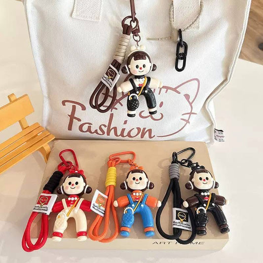 Creative Cartoon Cute Doll Keychain Bag Ornament ex Best Friend Gift Festive Supplies Birthday Wedding Travel Souvenir