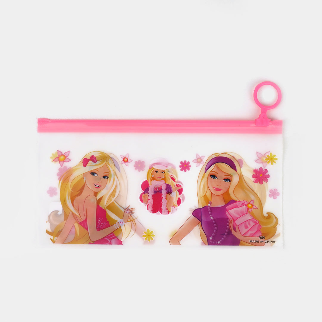 Barbie CHARACTER TRANSPARENT PENCIL POUCH FOR KIDS