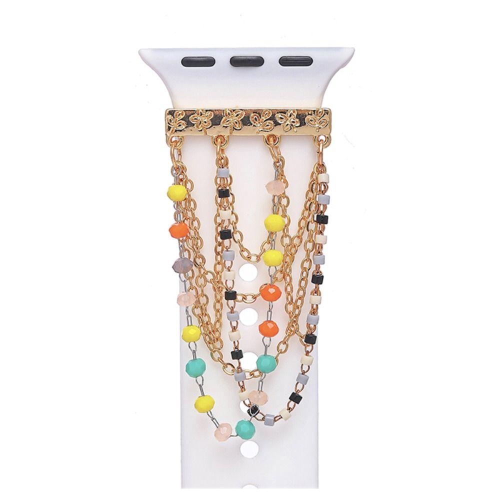 Watch Band Ornament Creative Bracelet Metal Decorative Ring Strap Accessories Brooch Wristbelt Charms