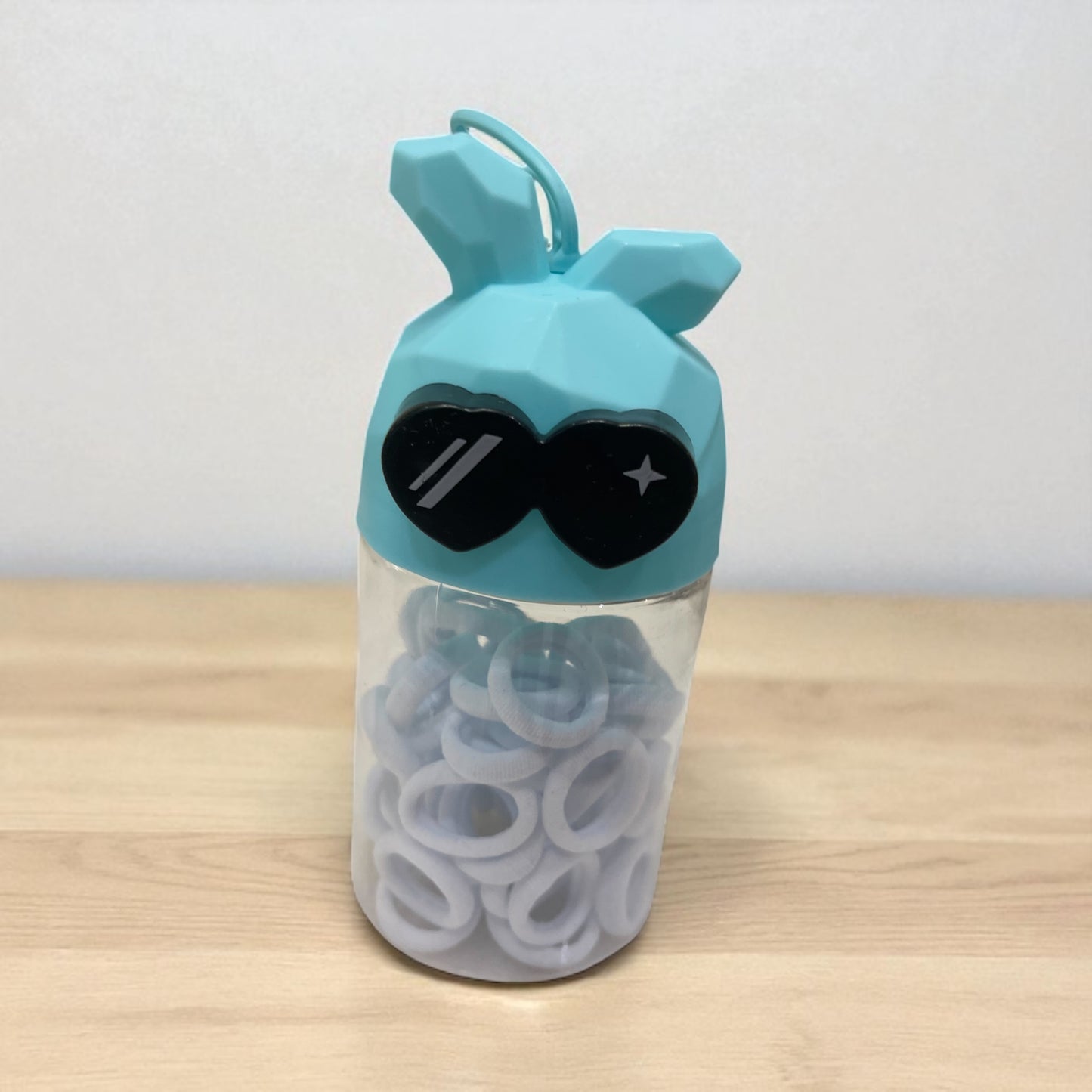 Back to school Cartoon Canned white elastic Band Hair Tie for Kids Strong Pull Continuous Thickened Little Girl's Braid Accessories Sweet