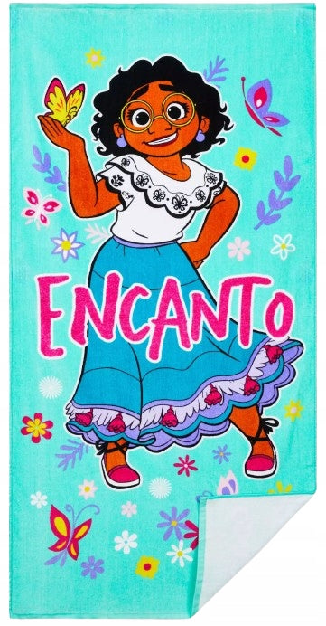 Kids Beach Towel 70x140 cm – Colorful Character Design – 100% Cotton