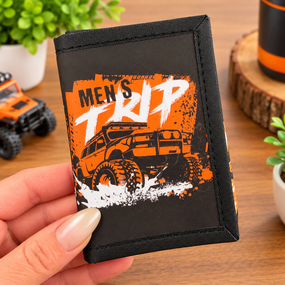 Kids’ Gaming & Sports Wallet – Fun Printed Tri-Fold Wallet