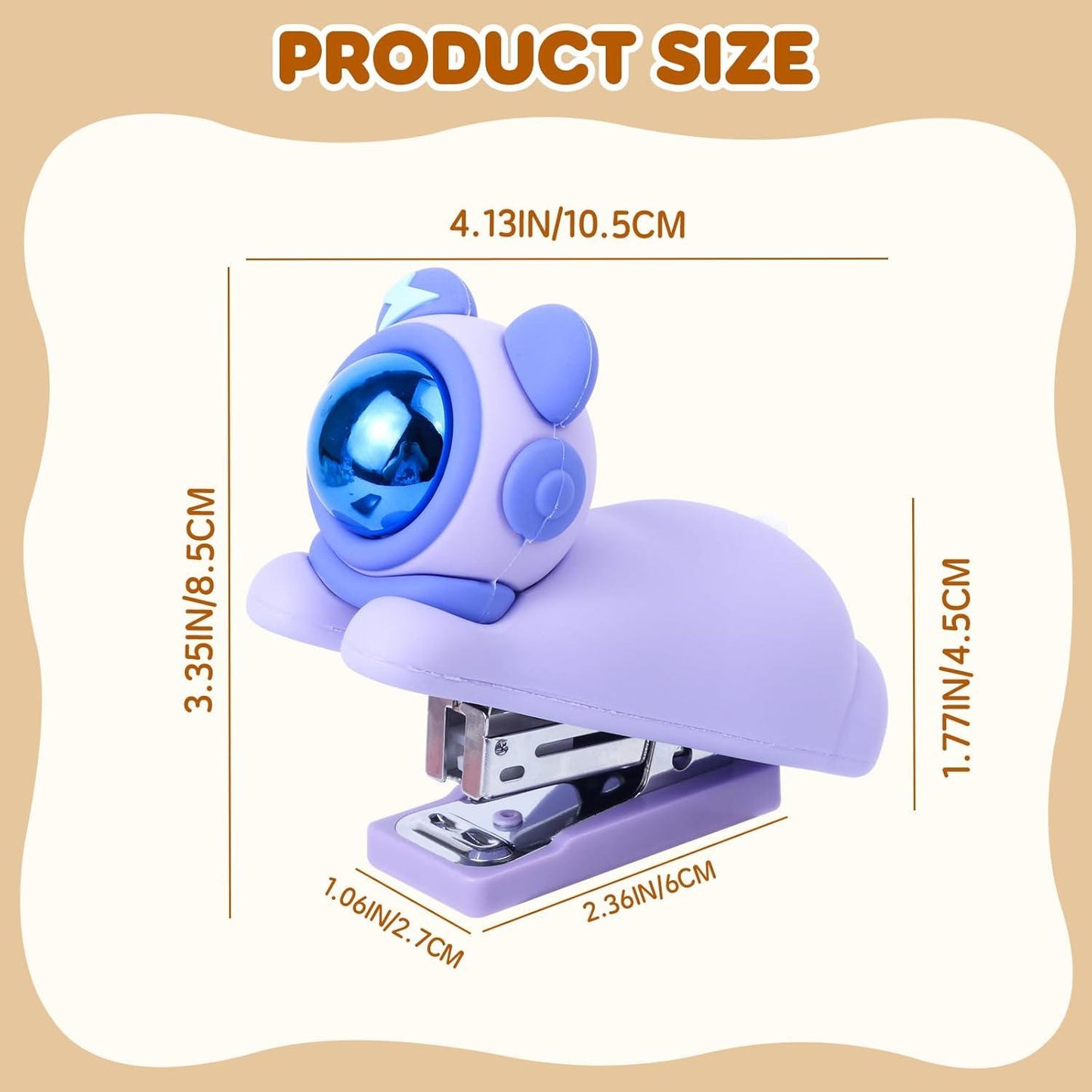 Purple Silicone Stapler