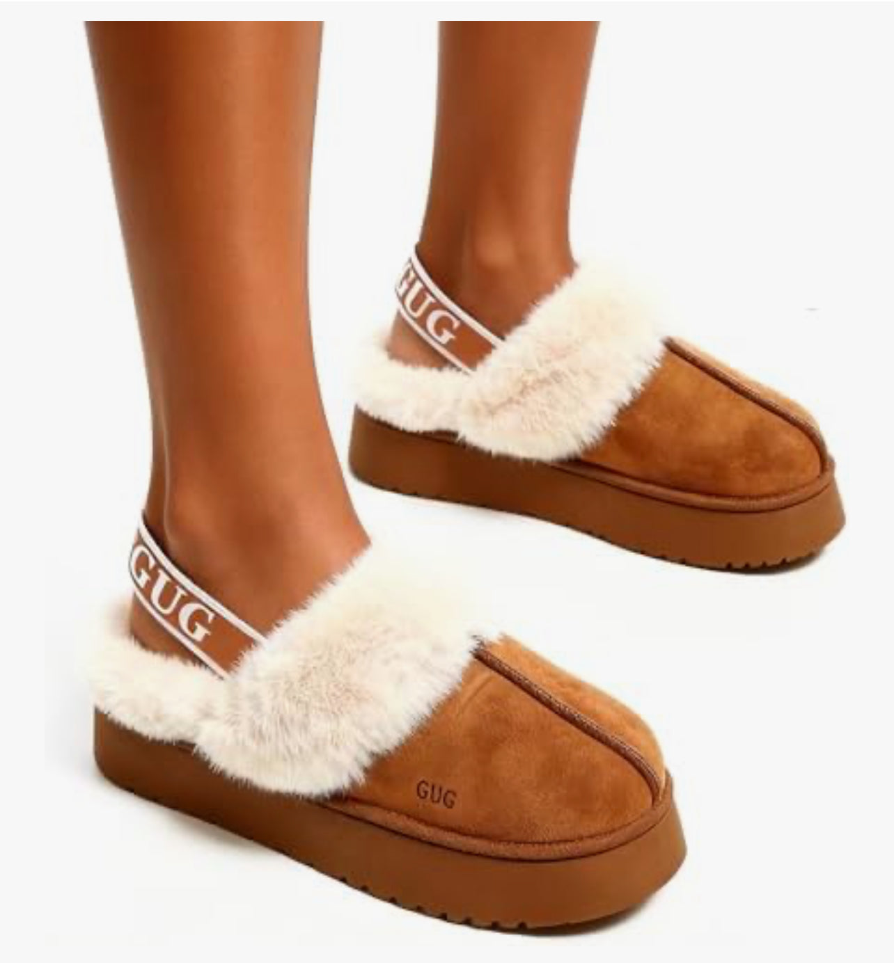 Club Aldo Women Sheepskin Slippers With Fur Lining, Indoor Outdoor Sole - 37(Fits Smaller)