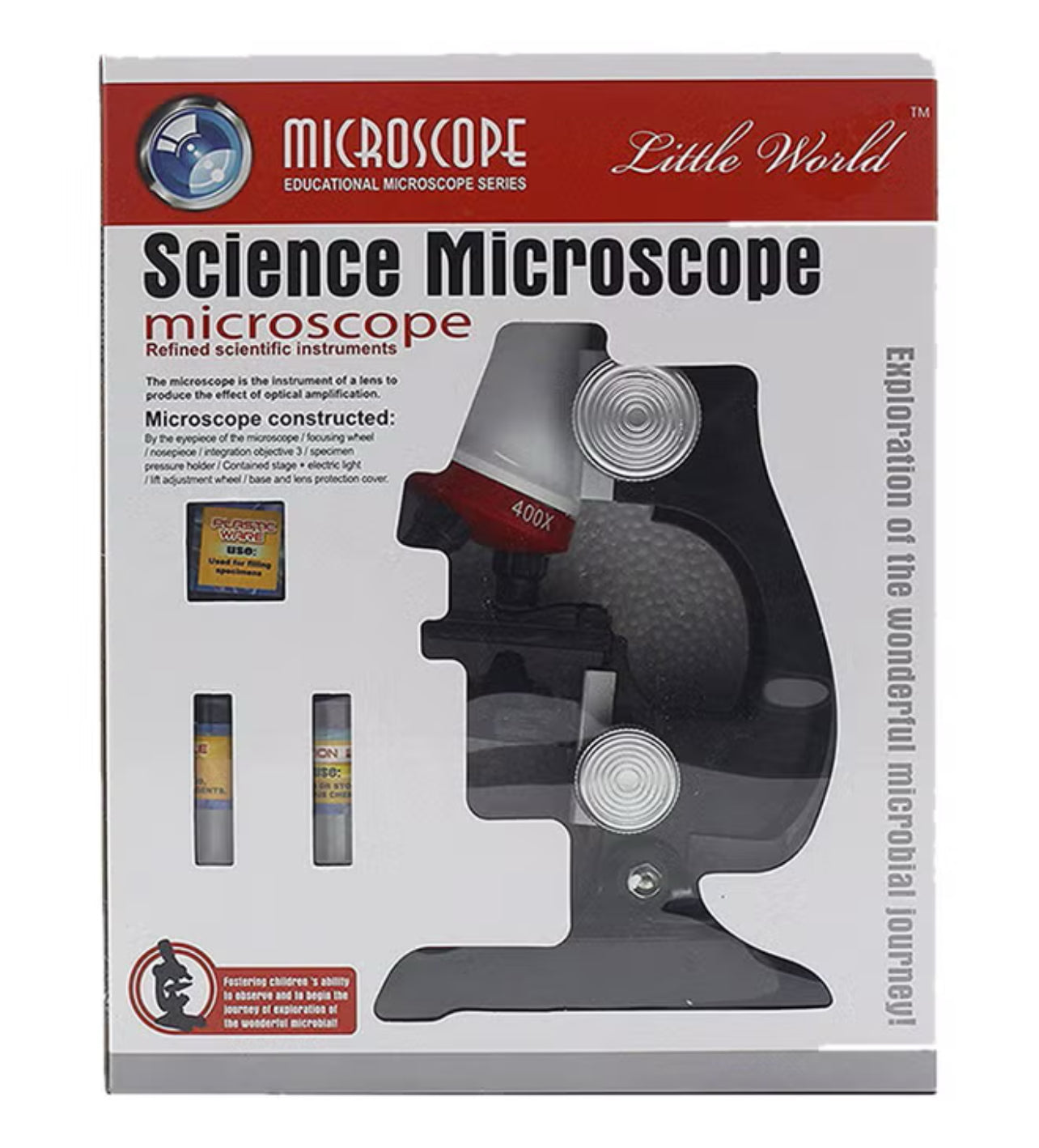 Science Microscope Educational Series Scientific Instrument Kit