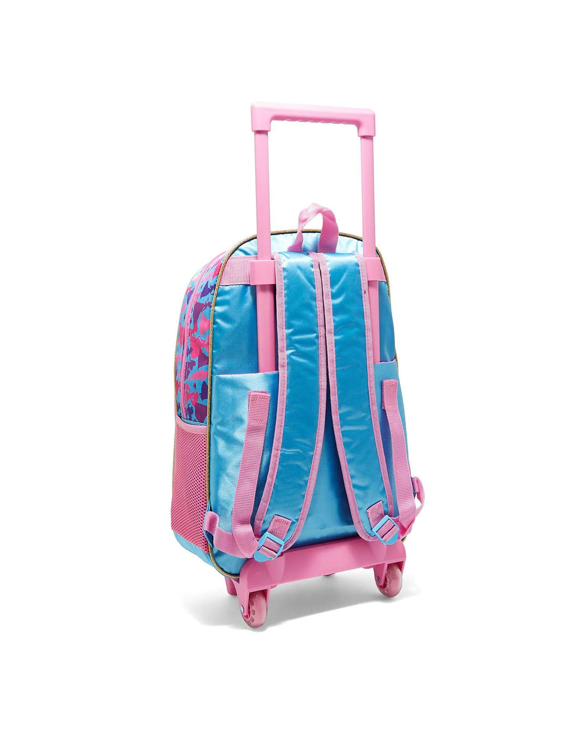 Disney Princess Rolling Backpack for Girls – Pink & Blue