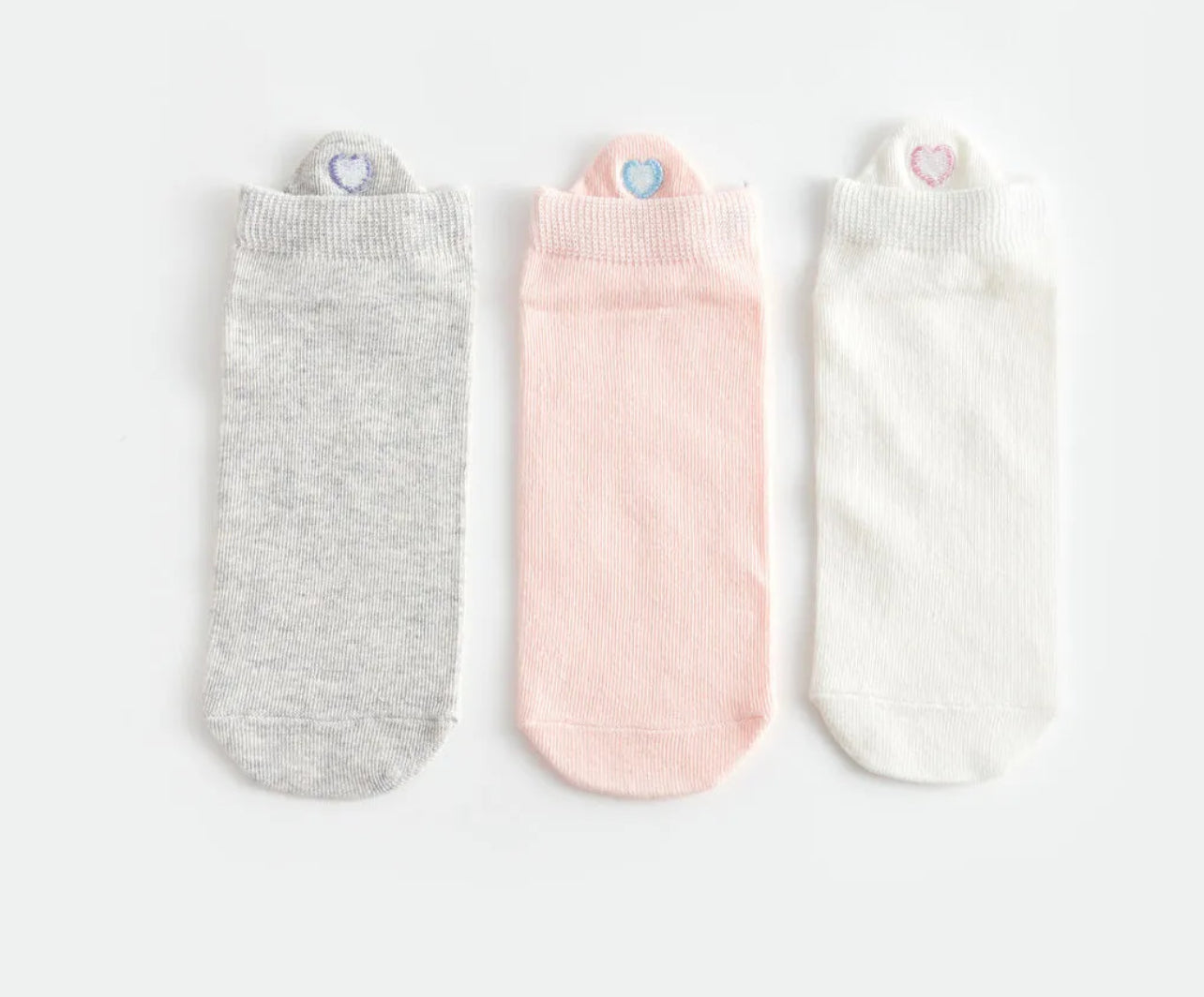 LCW DREAM Embroidered Women's Trainer Socks 3-packs