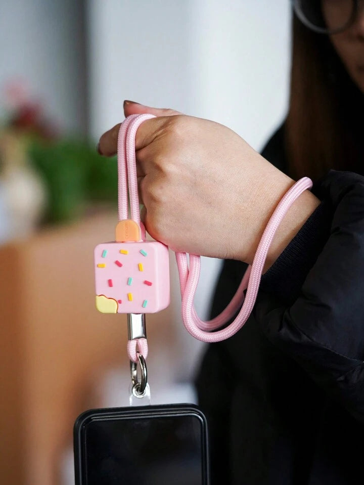 Mobile Phone Lanyard Cartoom Cartoon Pendant Kawaii Anime Figure Phone Case Rope KeyChain