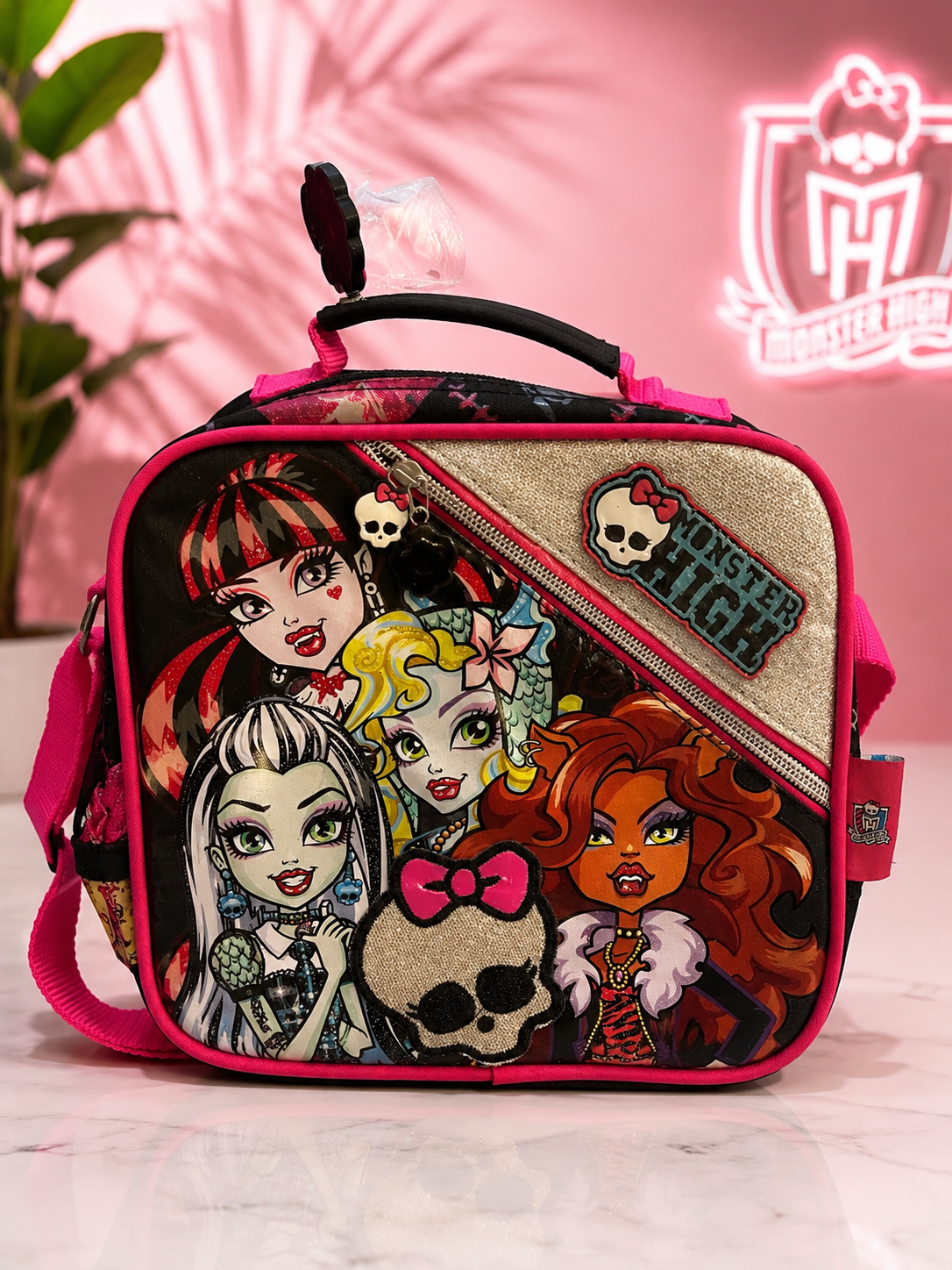 Monster High Insulated Lunch Bag – Girls’ School Lunch Box