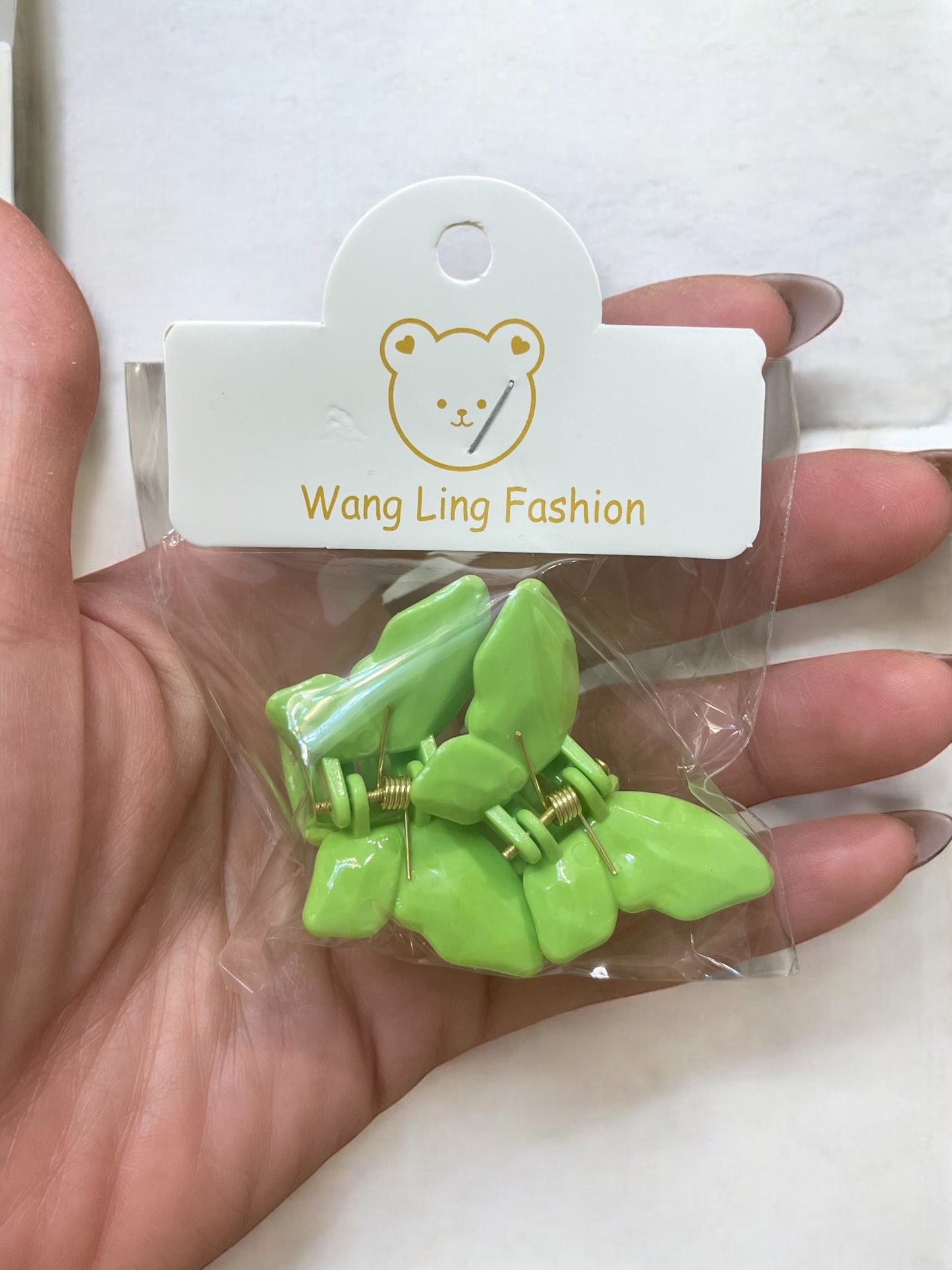 2Pcs Small Butterflies Hair Clips