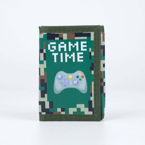 Kids’ Gaming & Sports Wallet – Fun Printed Tri-Fold Wallet