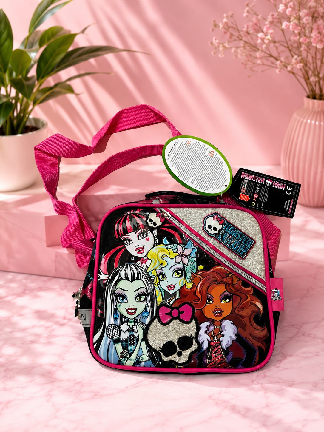 Monster High Insulated Lunch Bag – Girls’ School Lunch Box