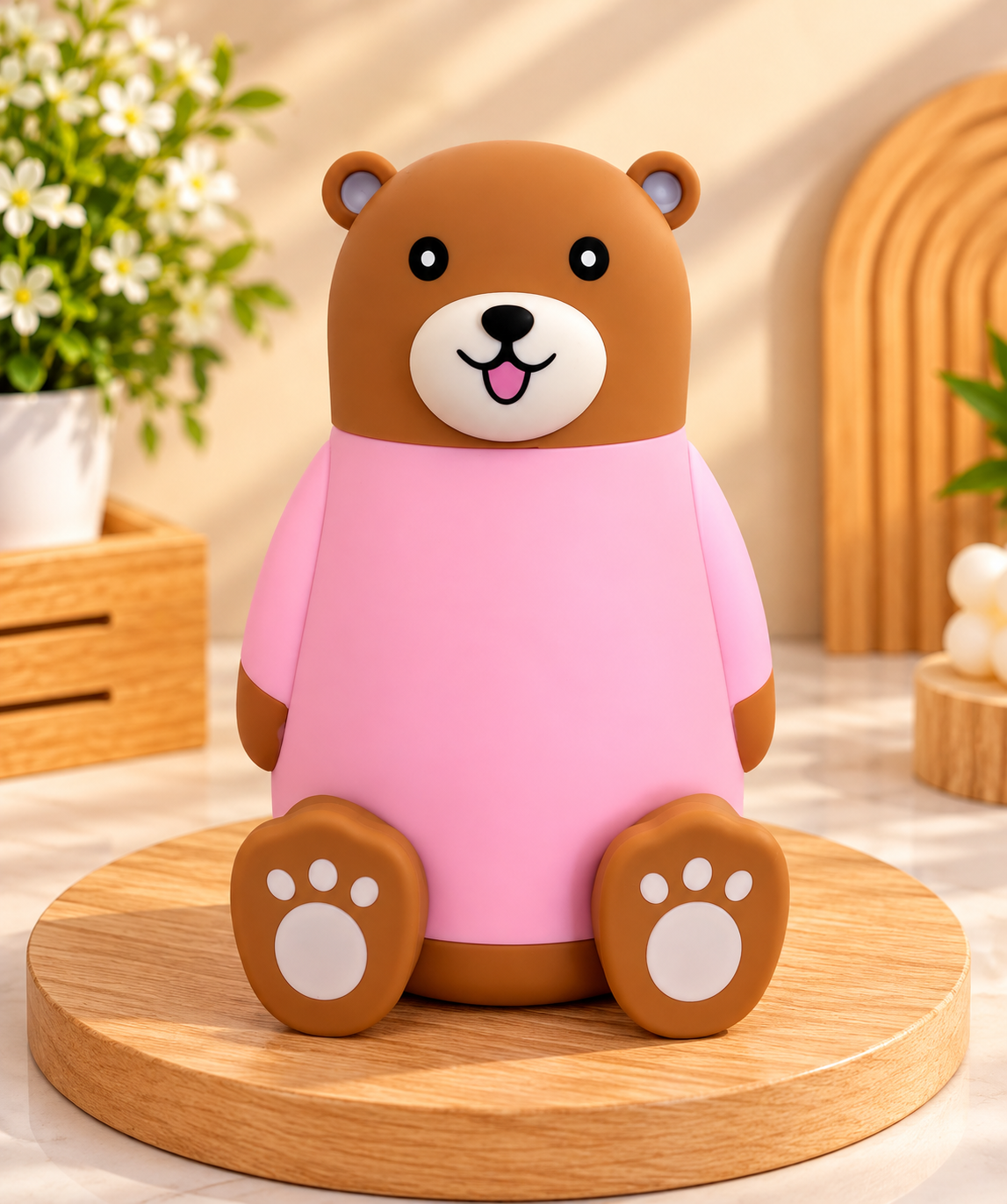 Cute Bear & Panda Bottle – Available in 4 Colors