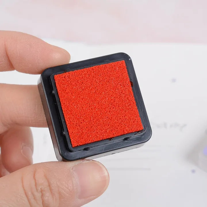 Christmas Roller Stamp Creative Ink Pad Roller Printing Set Children Gifts