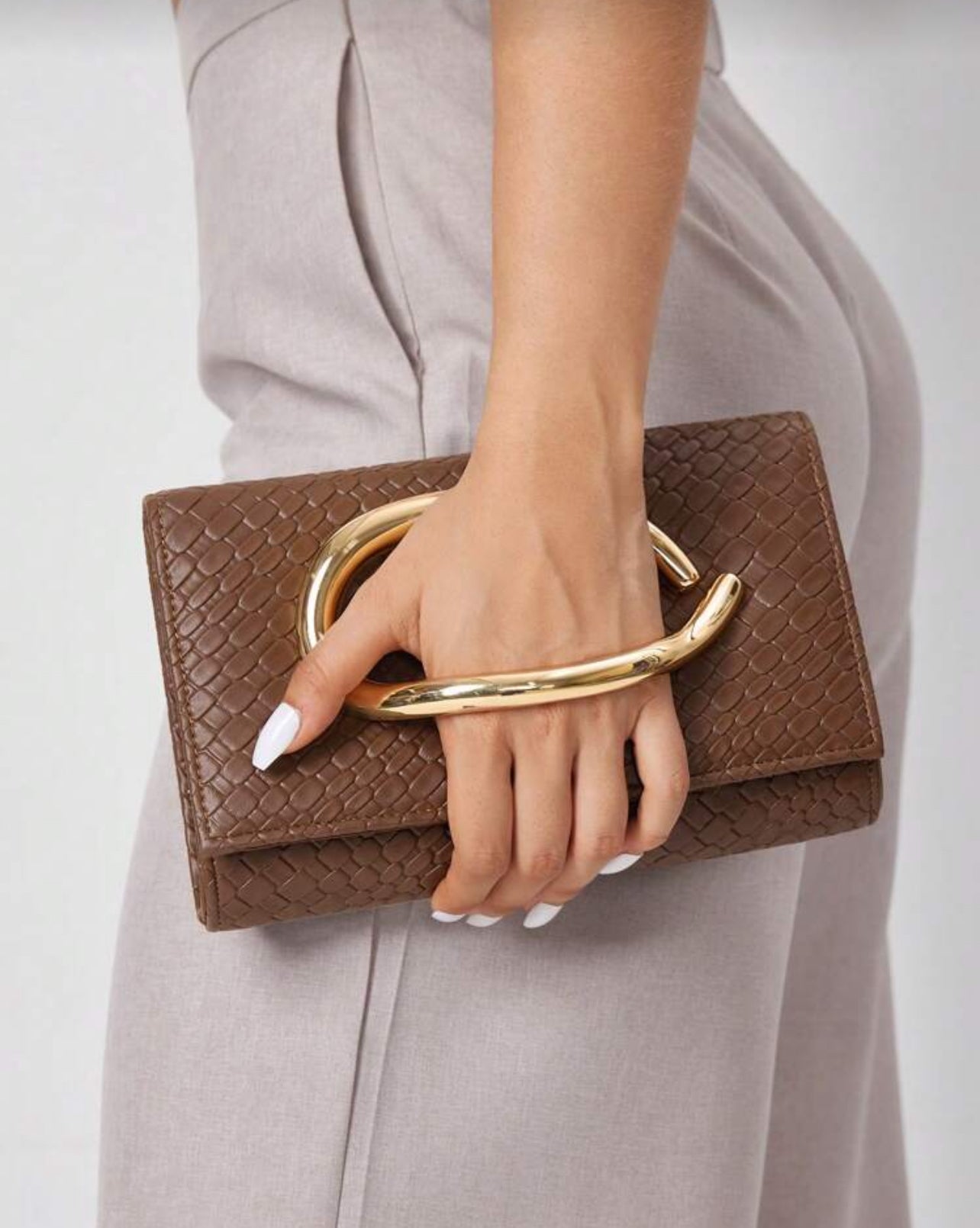 SHEIN SXY Ladies, Women Clutchs, Flap Bags, Crossbody Bags, Fashionable, Elegant, Simple, Personalized, Versatile, Classic, Woven