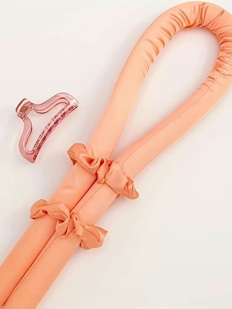 Heatless Curling Rod Set with Hair Clip & Scrunchies
