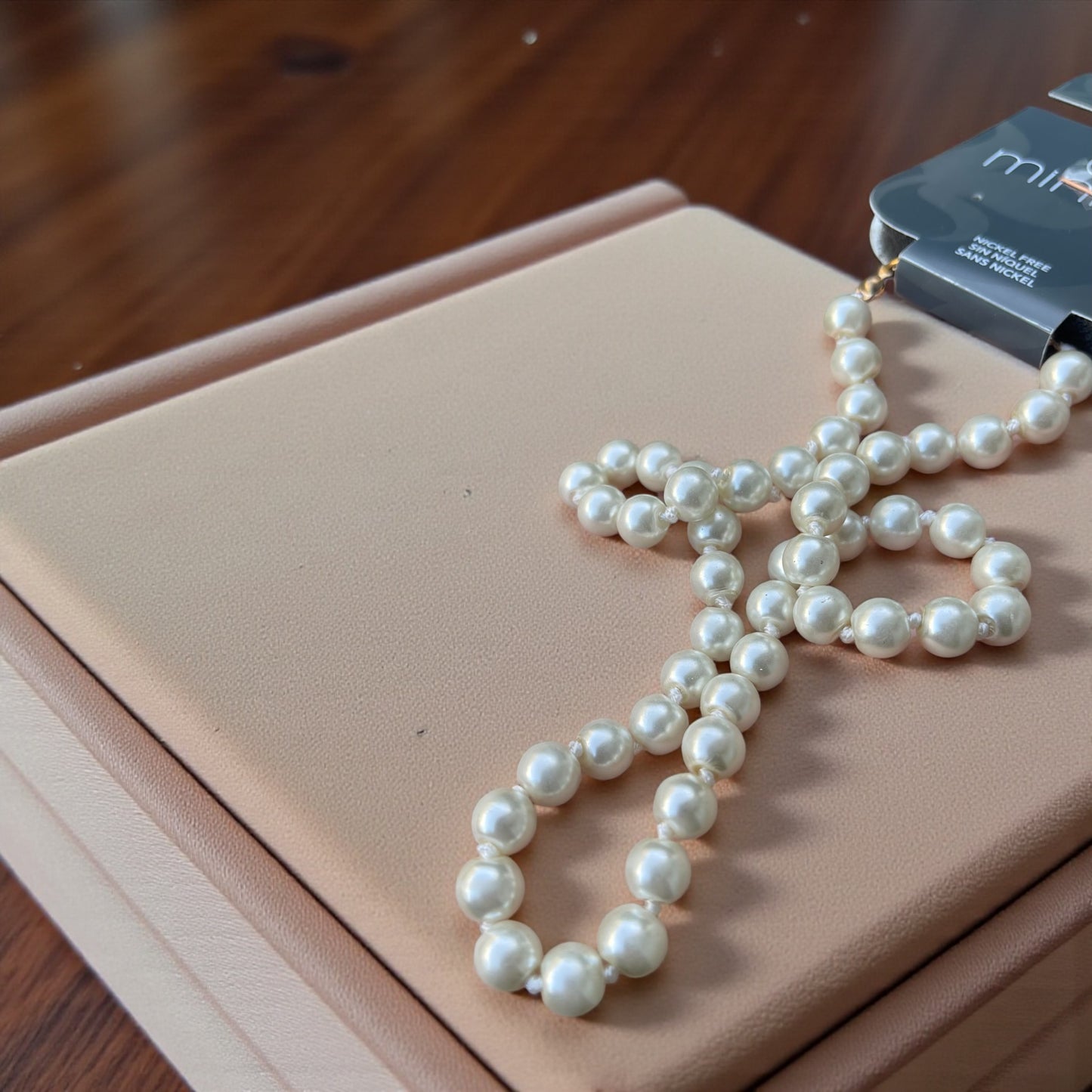 Classic Ivory Pearl Beaded Necklace – Elegant & Timeless