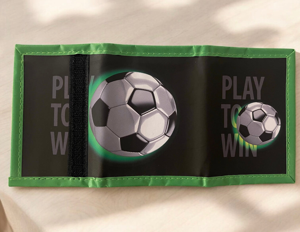 Kids’ Gaming & Sports Wallet – Fun Printed Tri-Fold Wallet