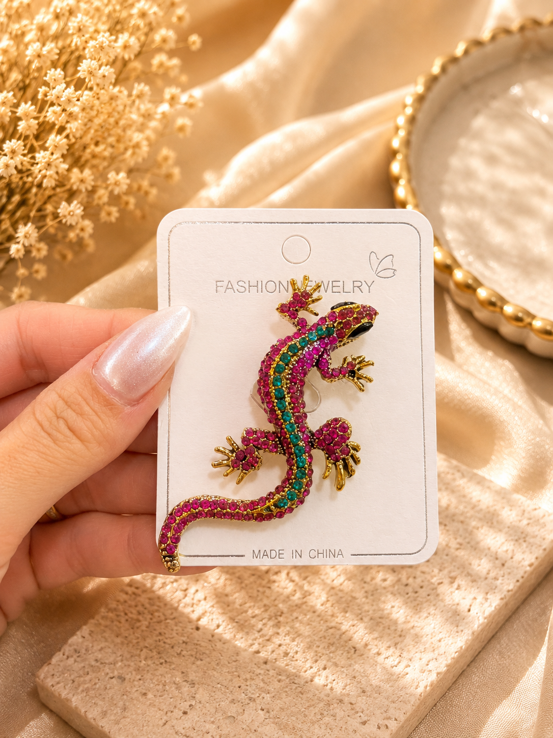 Statement Animal & Bird Crystal Brooch – Multiple Styles