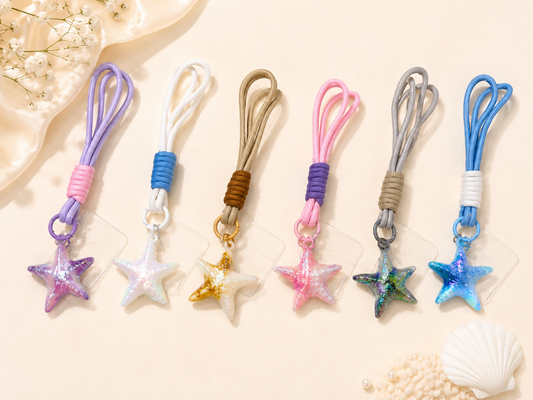Ocean Starfish Mobile Lanyard Charm