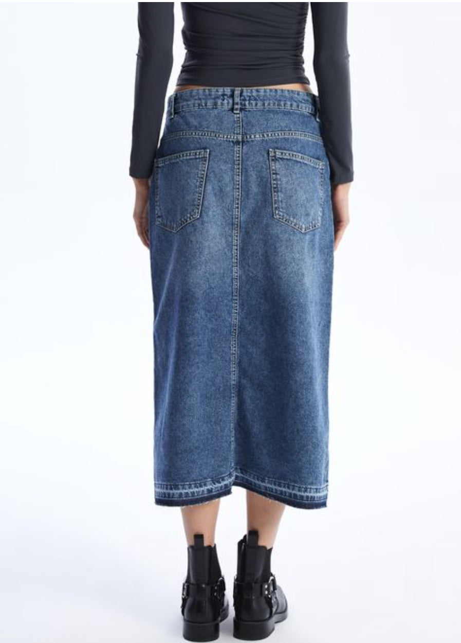 LC Waikiki Slim Fit Women's Denim Skirt - L