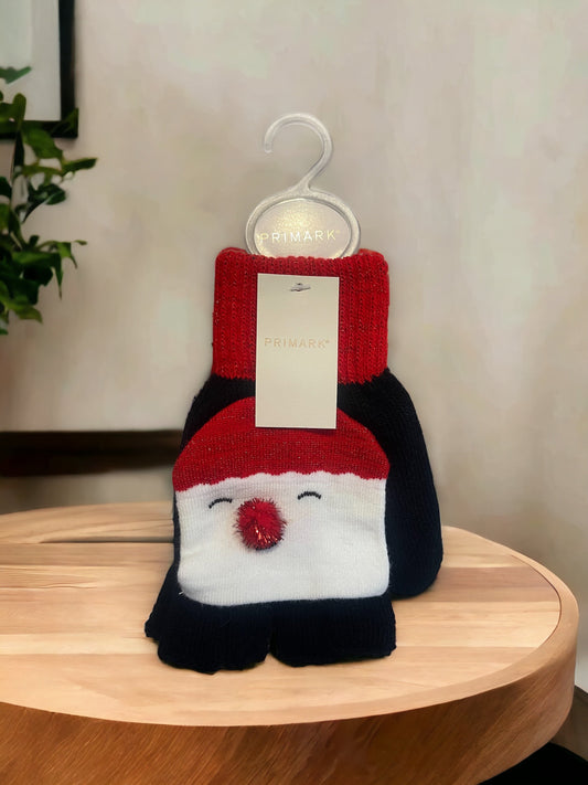 Primark Fingerless Christmas Winter kids Gloves