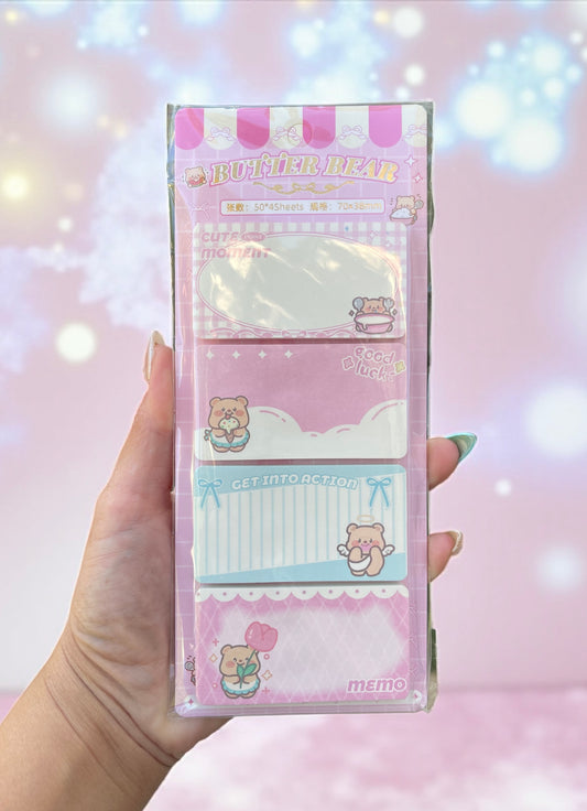Memo Pad Sticky Notes Stationery Label Notepad Planner Sticker Post School Supplies