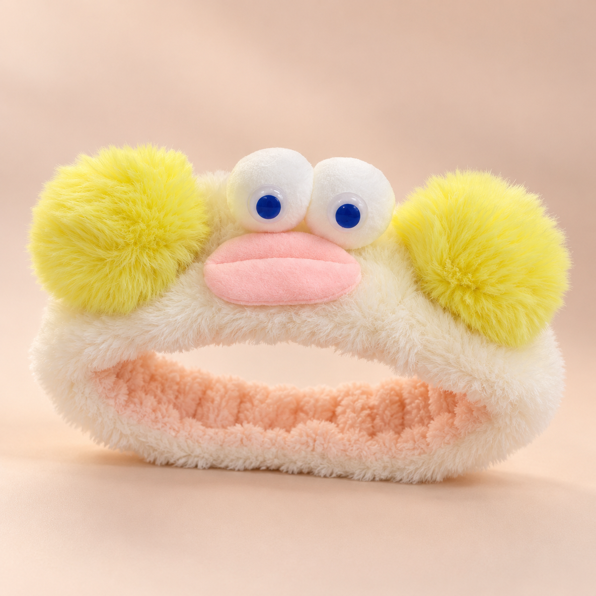 Cute Cartoon Plush Spa Headband – Soft & Fluffy Animal Design