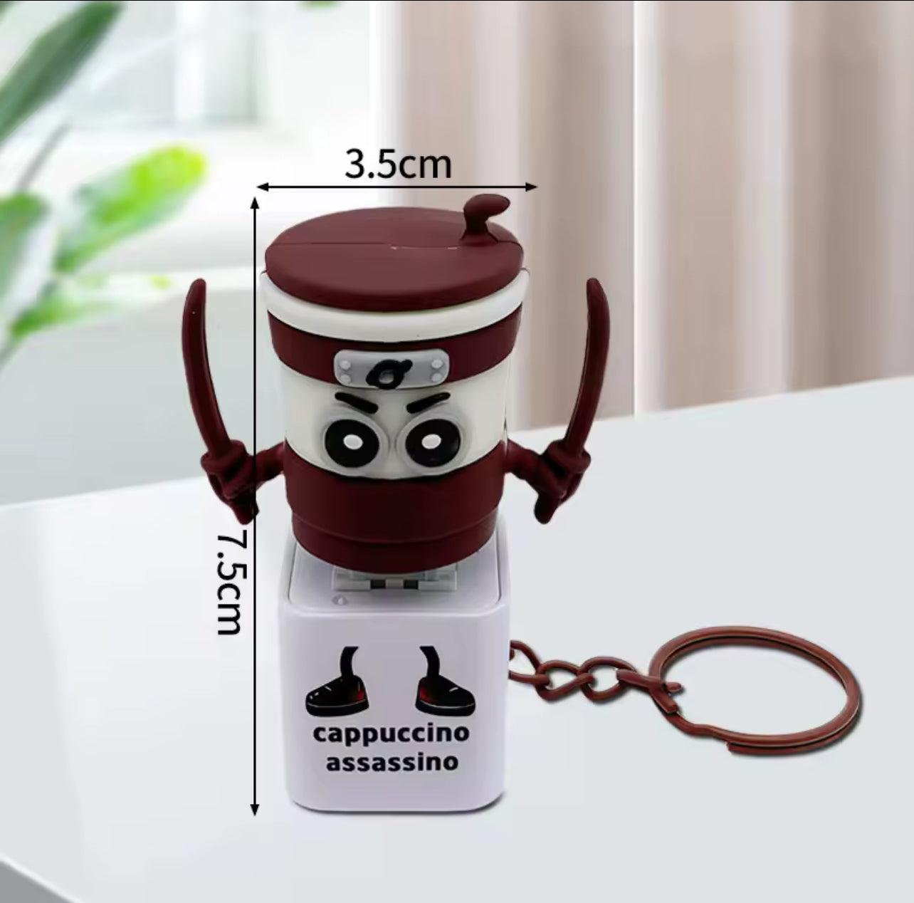 Tung Tung Tung Sahur Keychain Vioce LED Key Press Button Italian Brainrot Tralalero Tralala Shark Bag Pendants Key Accessories