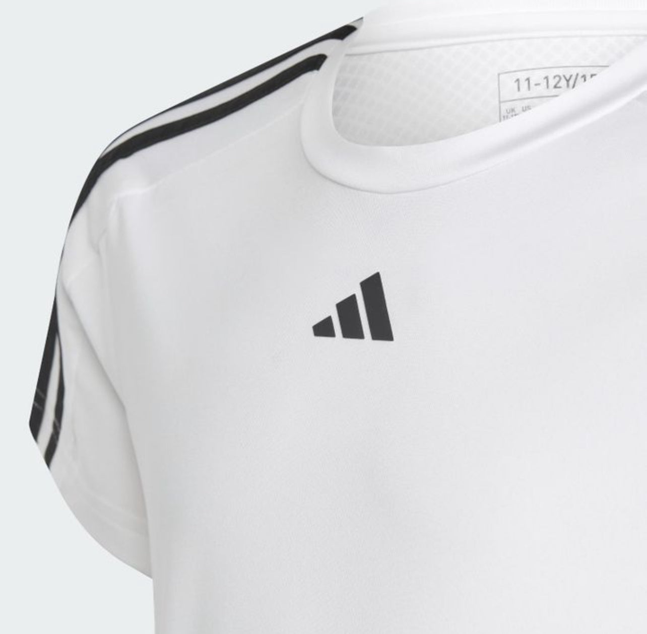 ADIDAS IDAS Train Essentials AEROREADY 3-Stripes Slim-Fit Training T-Shirt - white