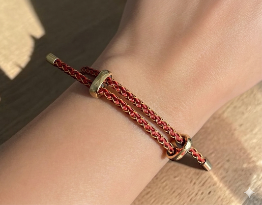 Lucky Red Rope stainless steel Bracelet
