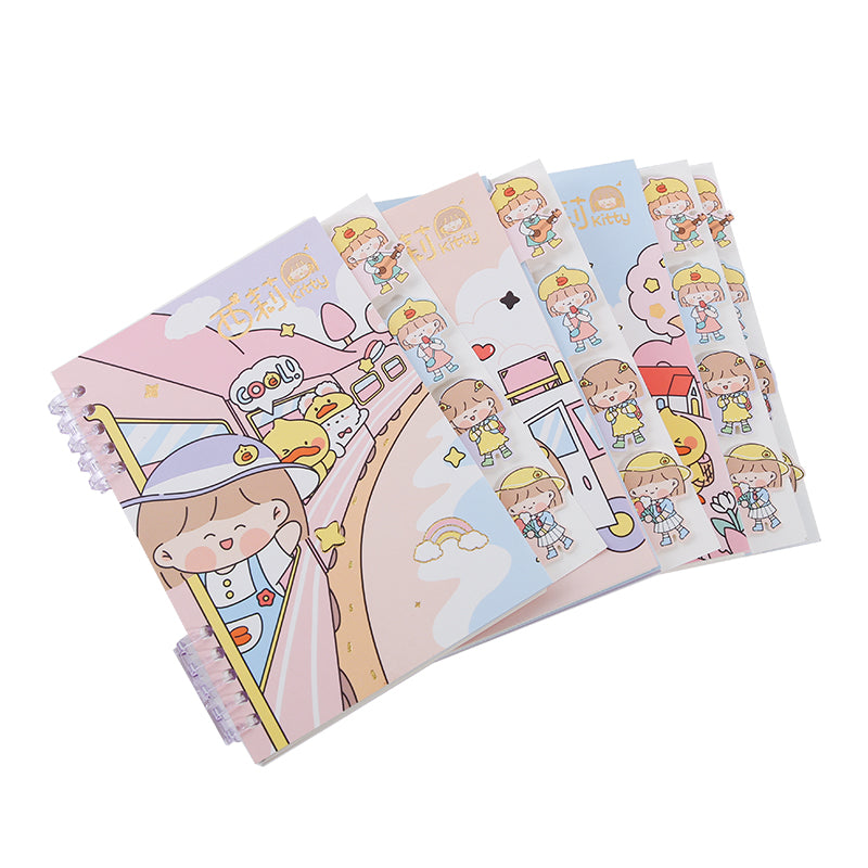 Beifa Brand NJF0009 64 Pages A5 Loose-leaf Book Writing Pads Notebooks for Students