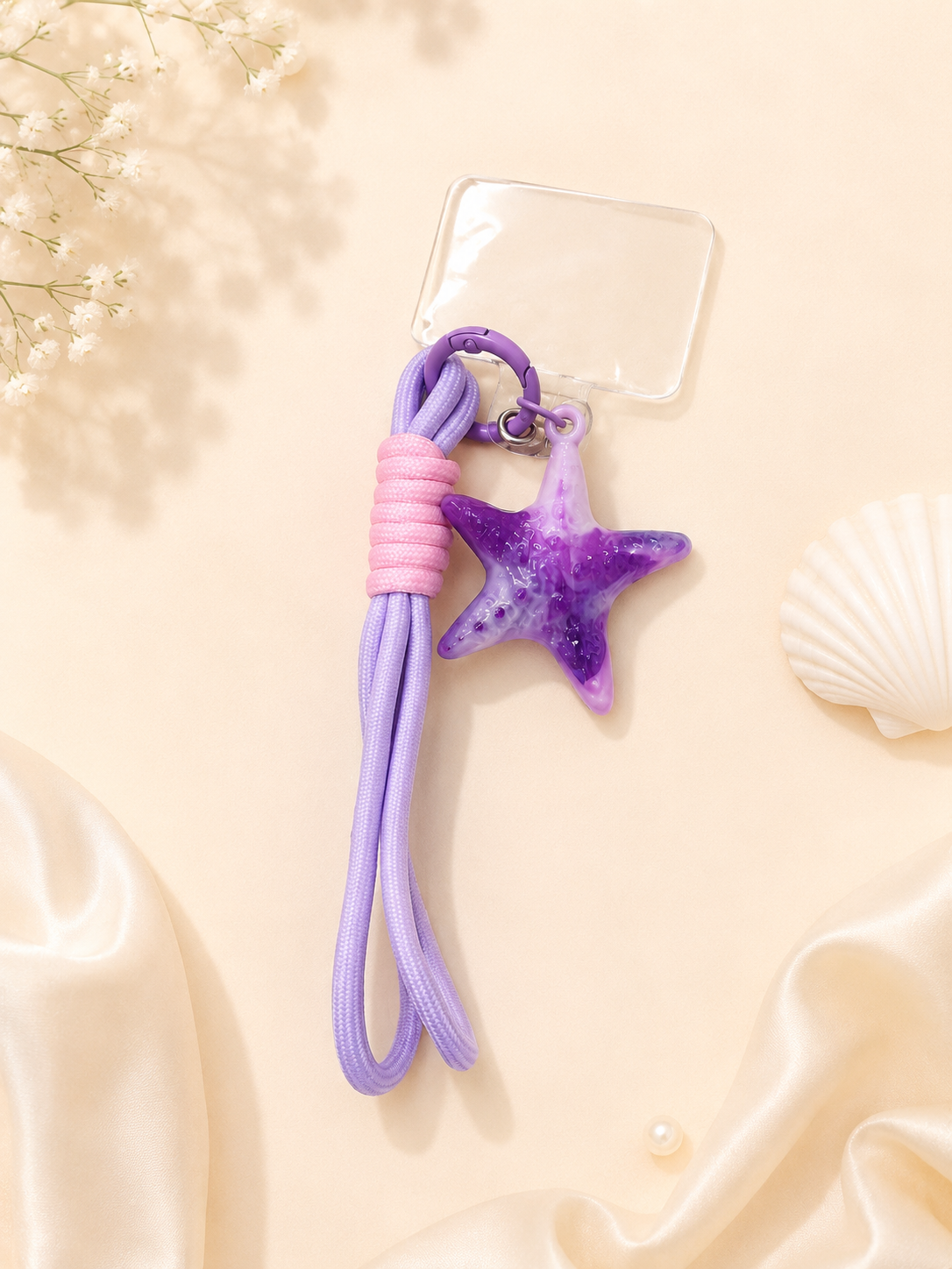 Ocean Starfish Mobile Lanyard Charm