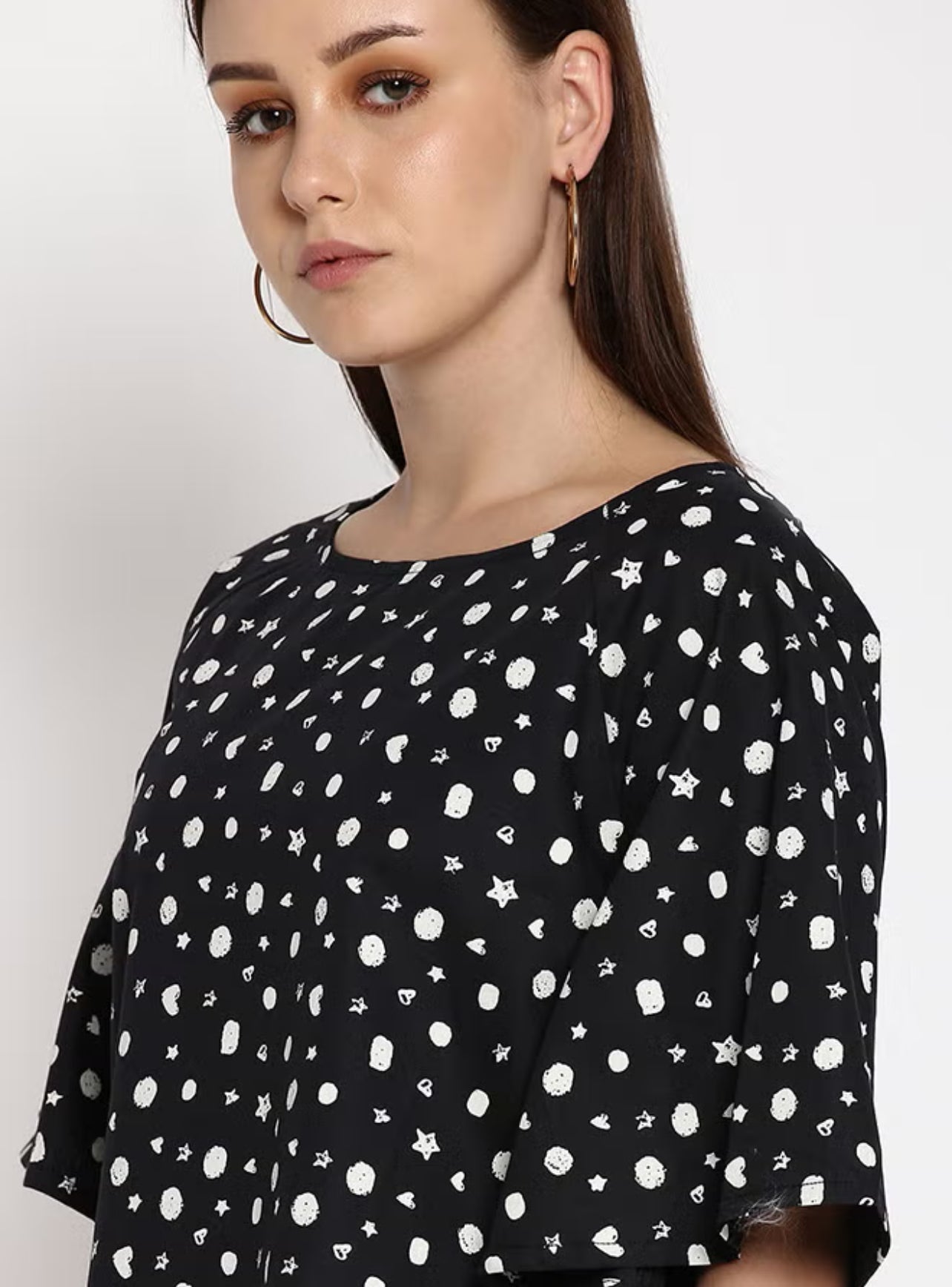 Blue Saint Women's Regular Fit Top Black - Medium