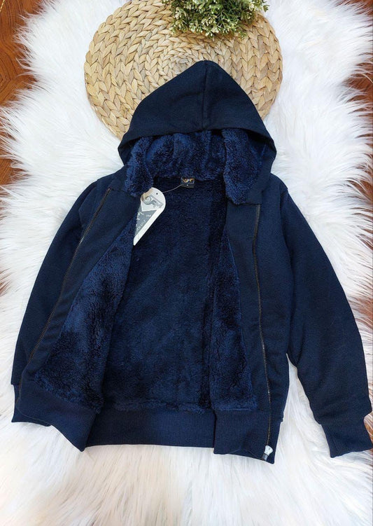 5M Navy Lined Jacket
