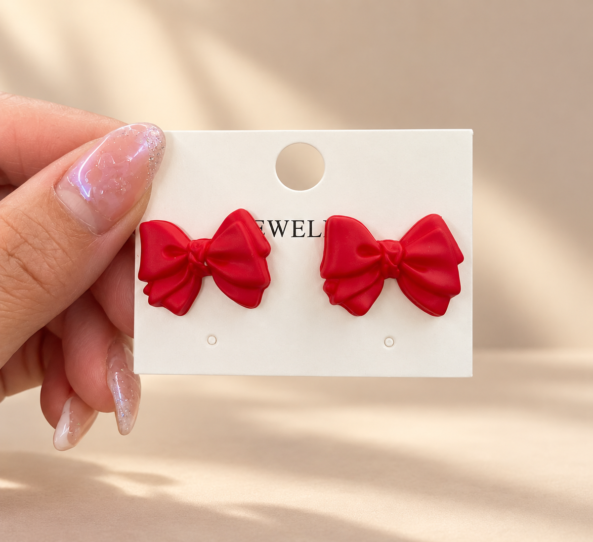 Colorful Bow Stud Earrings – Multiple Colors