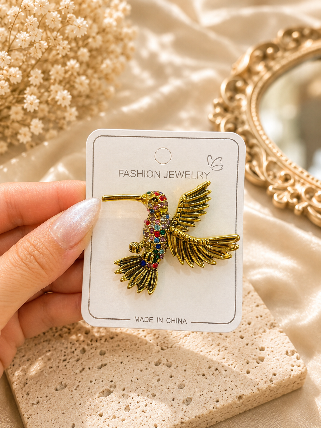 Statement Animal & Bird Crystal Brooch – Multiple Styles