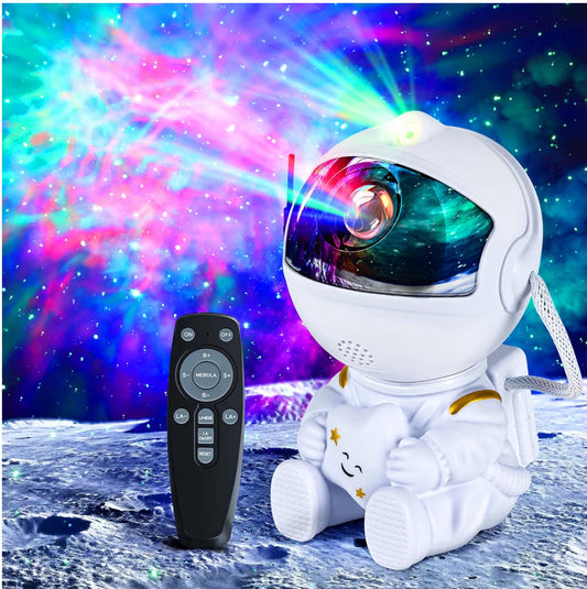 Astronaut Galaxy Projector Night Light with Remote Control