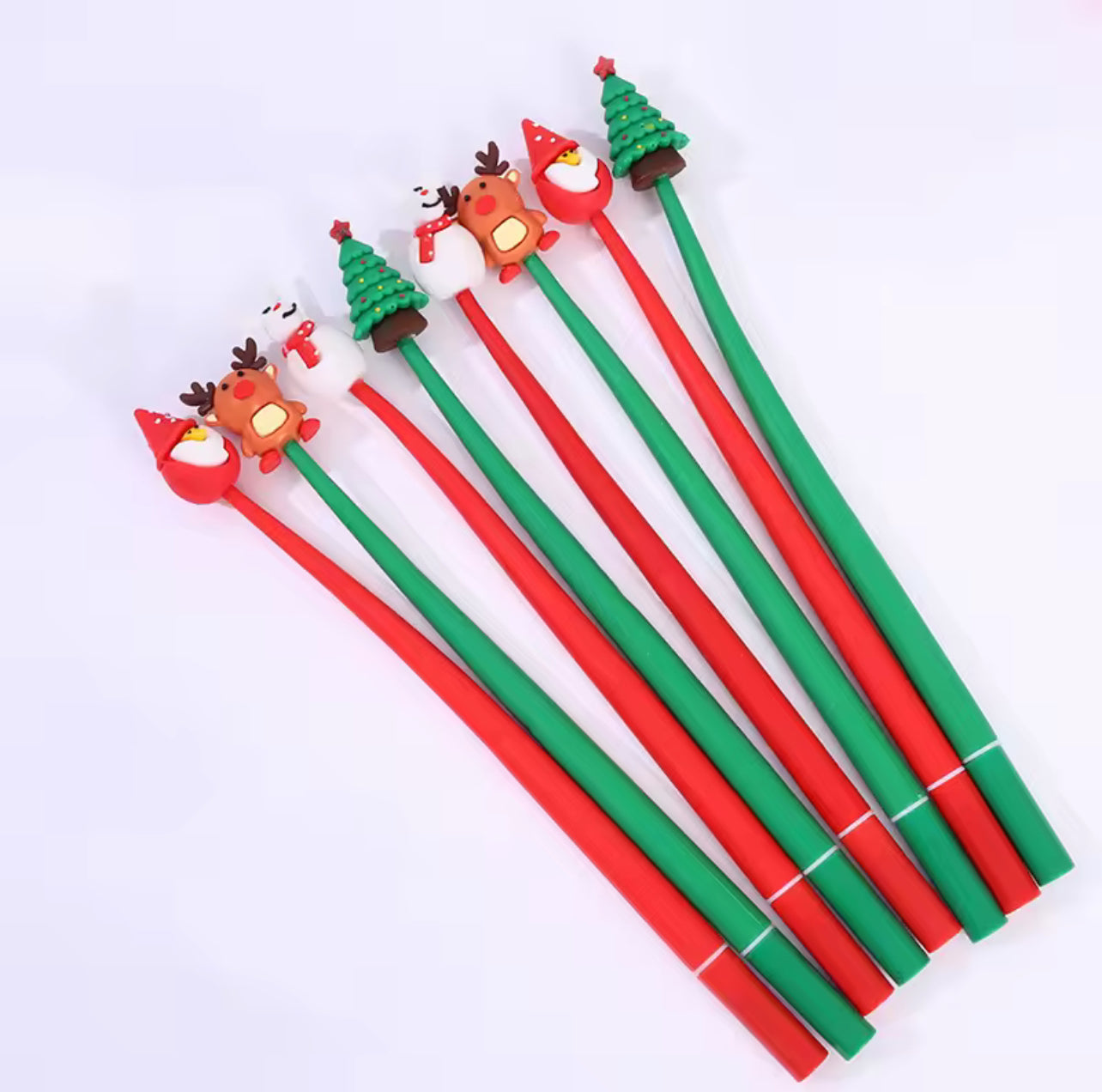 Cartoon Gel Pen Children Elk Snowman Santa Claus Party Gifts Christmas Gifts School Prizes New Year Present